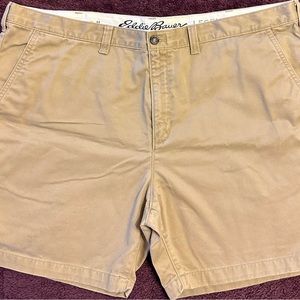 Eddie Bauer Legendary Wash khaki shorts, size 44